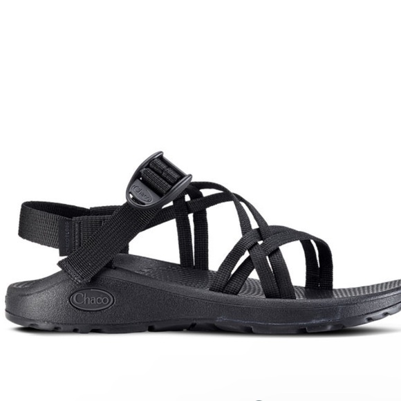 CHACO Z Cloud X 1 black ADJUSTABLE STRAPS CUSHIONED SANDAL classic size 9 women - Picture 3 of 14